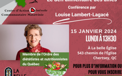 Conférence Louise Lambert-Lagacé: Le défi alimentaire des aînés