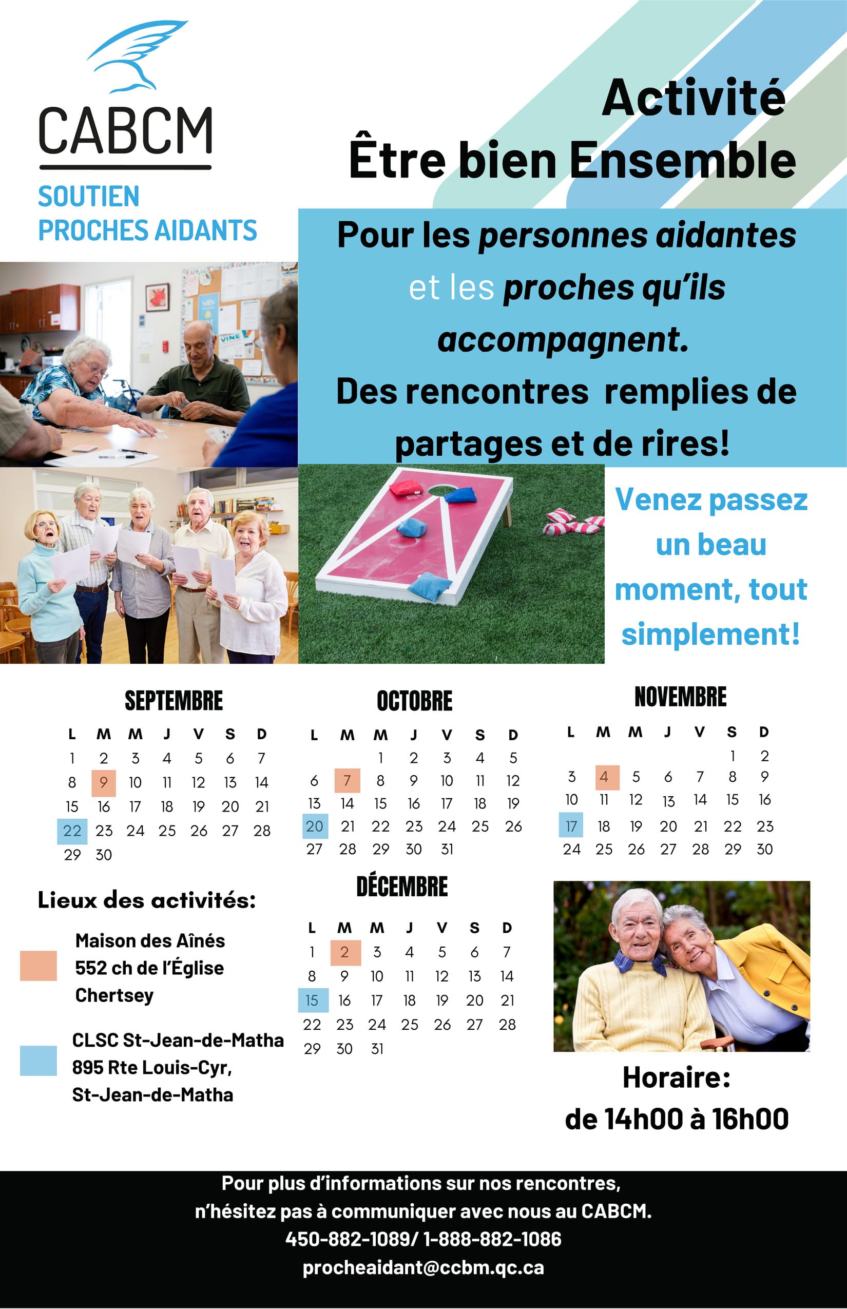 Activité Être bien Ensemble 1 Soutien Proches aidants - Activité Être bien Ensemble