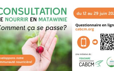 Consultation se nourrir en Matawinie du 12 au 29 juin 2026