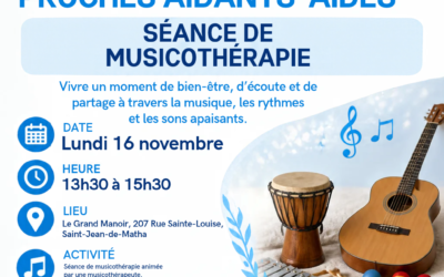 Activité spéciale : aidants-aidés!